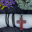 Cruz de Madeira Cordão PX ( Pacote com 12)