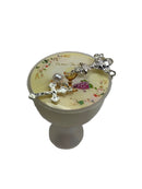 KIT CÁLICE ACRÍLICO RESINADO COM DEZENA PÉROLA 1ª EUCARISTIA