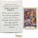 ANJO DA GUARDA TRÊS ANJOS - PACOTE C/ 100 SANTINHOS DE PAPEL