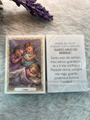 ANJO DA GUARDA TRÊS ANJOS - PACOTE C/ 100 SANTINHOS DE PAPEL