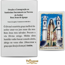 BOM JESUS DE IGUAPE - PACOTE C/ 100 SANTINHOS DE PAPEL