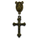 Kit Crucifixo e Entremeio N. senhora de Fátima ( 25 peças de cada)