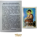 SÃO JOÃO BATISTA - PACOTE C/ 100 SANTINHOS DE PAPEL
