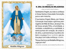 NOSSA SENHORA DA MEDALHA MILAGROSA - PACOTE C/ 100 SANTINHOS DE PAPEL