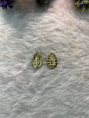 Medalha milagrosa nossa senhora das Graças 1,8cm x 1,3cm ( pacote com 25)