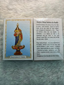 NOSSA SENHORA D` ABADIA - PACOTE C/ 100 SANTINHOS DE PAPEL