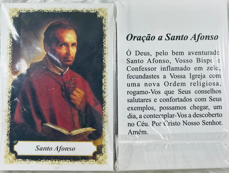 SANTO AFONSO - PACOTE C/ 100 SANTINHOS DE PAPEL