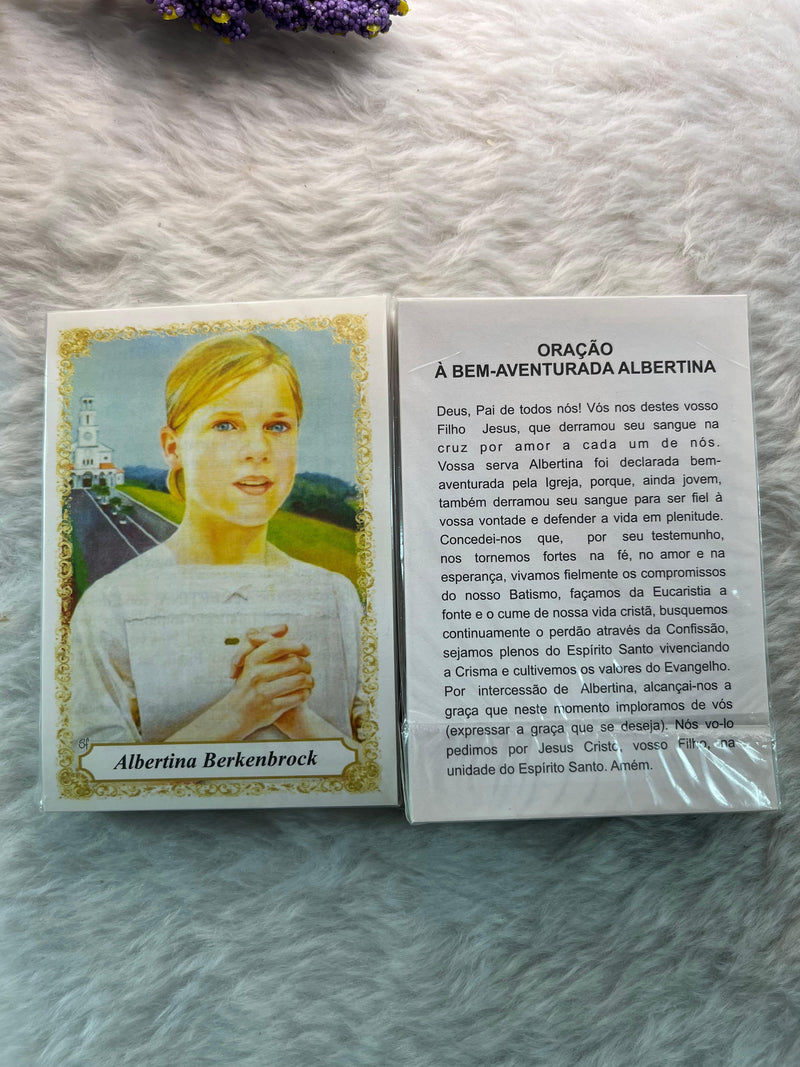 ALBERTINA BERKENBROCK - PACOTE C/ 100 SANTINHOS DE PAPEL