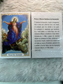 Nossa Senhora da Assunção (pacote com 100) Santinho de papel