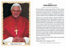 PAPA BENTO XVI - PACOTE C/ 100 SANTINHOS DE PAPEL
