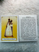 NOSSA SENHORA DO BRASIL - PACOTE C/ 100 SANTINHO DE PAPEL
