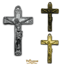 CRUCIFIXO GRANDE 7CM X 4,3CM P/ MONTAGEM