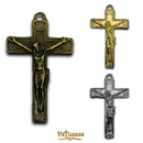 CRUCIFIXO GRANDE 7CM X 4,3CM P/ MONTAGEM