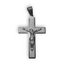 Pingente Cruz com Oração do Pai Nosso Gravada em Aço Inox