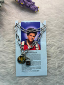 Pulseira Cadeia de Consagração em Aço Inox Santos