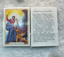 NOSSA SENHORA DA DEFESA - PACOTE COM 100 SANTINHOS DE PAPEL