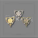 ENTREMEIO DIV. ESPÍRITO SANTO COM STRASS (2,4cm X 2,5cm)