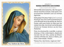 NOSSA SENHORA DAS DORES - PACOTE C/ 100 SANTINHOS DE PAPEL