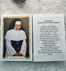 SANTA DULCE DOS POBRES - PACOTE C/ 100 SANTINHOS DE PAPEL