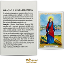 SANTA FILOMENA - PACOTE C/ 100 SANTINHOS DE PAPEL