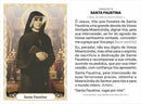 SANTA FAUSTINA - PACOTE C/ 100 SANTINHOS DE PAPEL