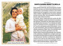 SANTA GIANNA BERETTA MOLLA - PACOTE C/ 100 SANTINHOS DE PAPEL