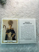 SÃO GONÇALO - PACOTE C/ 100 SANTINHOS DE PAPEL