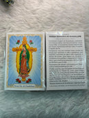 Nossa Senhora de Guadalupe - Pacote com 100 santinhos de papel