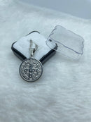 Pingente de São Bento com Corrente em Aço Inox