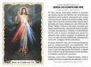 JESUS MISERICORDIOSO - ORAÇÃO - PACOTE C/ 100 SANTINHOS DE PAPEL