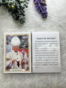 SÃO JOÃO PAULO ll - PACOTE COM 100 SANTINHO DE PAPEL