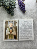 SÃO JOÃO MARIA VIANNEY - PACOTE C/ 100 SANTINHOS DE PAPEL