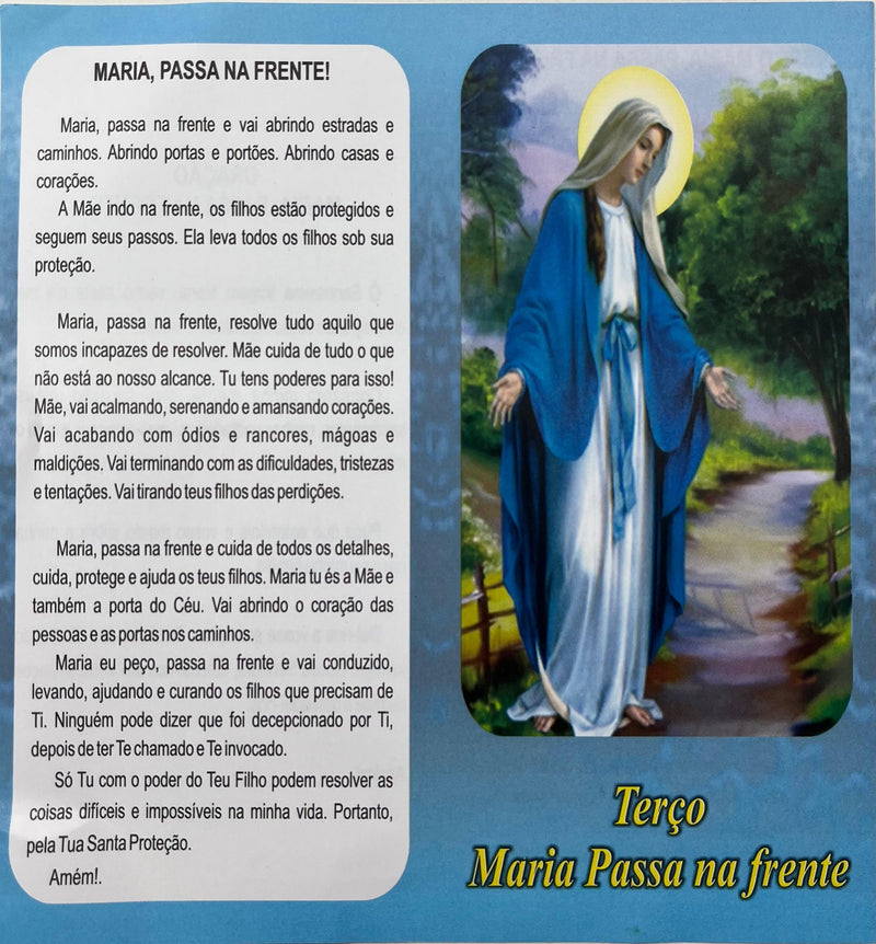 FOLHETO TERÇO MARIA PASSA NA FRENTE
