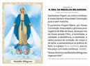 NOSSA SENHORA DA MEDALHA MILAGROSA - PACOTE C/ 100 SANTINHOS DE PAPEL
