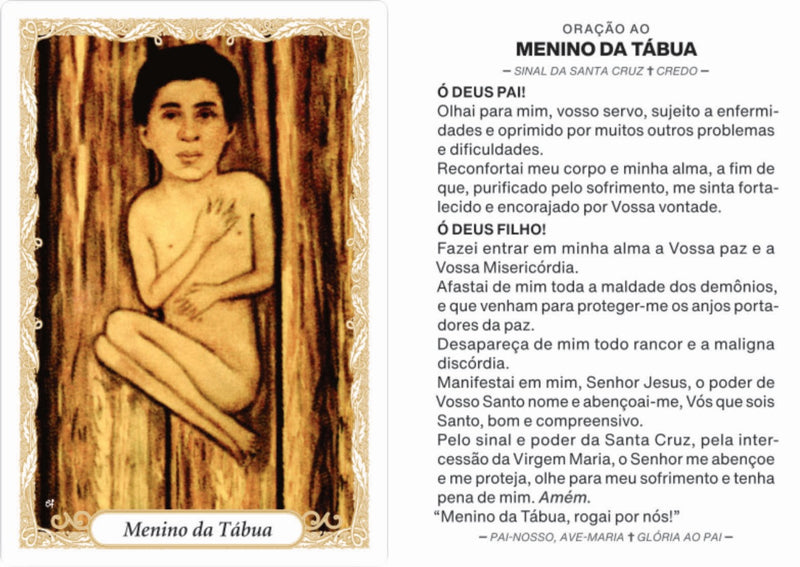 SANTINHO DE PAPEL DO MENINO DA TÁBUA - PACOTE C/ 100
