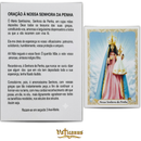 NOSSA SENHORA DA PENHA - PACOTE C/ 100 SANTINHOS DE PAPEL ( ORAÇÃO)