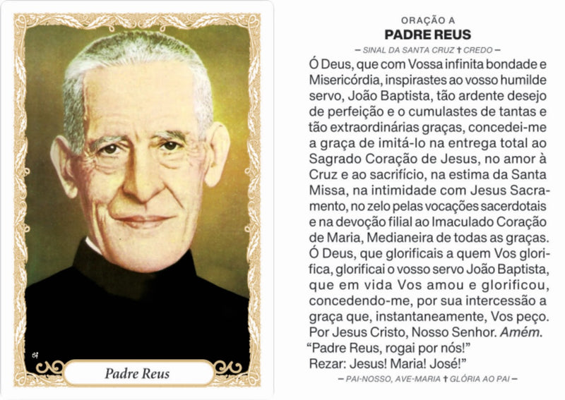 PADRE REUS - PACOTE C/ 100 SANTINHOS DE PAPEL