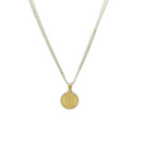 Medalha de São Bento Dourada em Aço Inox