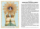 NOSSA SENHORA DA SANTA CABEÇA - PACOTE C/ 100 SANTINHOS DE PAPEL