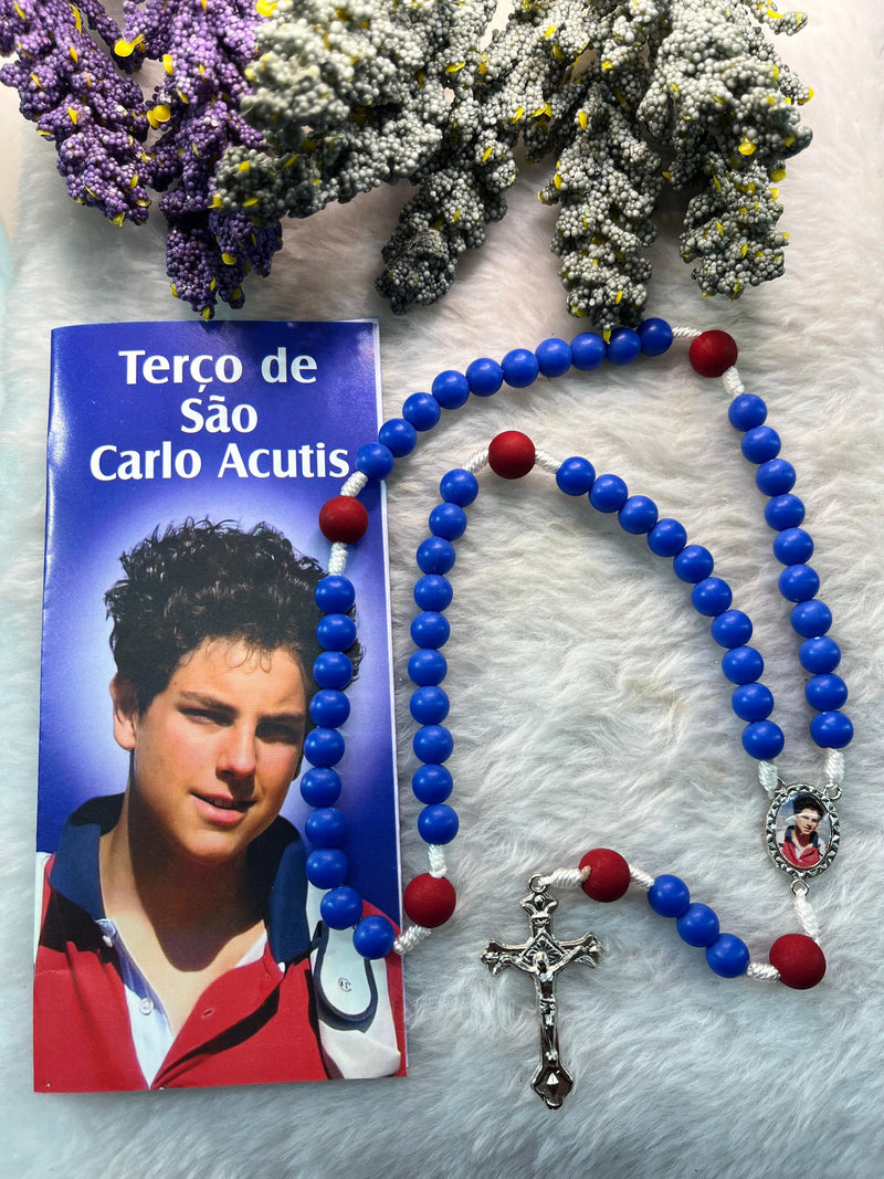 TERÇO SÃO CARLO ACUTIS COM ORAÇÃO
