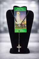 Terço Pérola 06mm de Nossa Senhora de Fátima com Folheto Explicativo