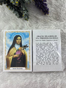 SANTA TEREZINHA - PACOTE C/ 100 SANTINHOS DE PAPEL