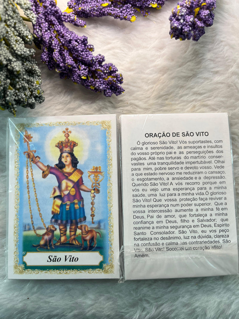 SÃO VITO - PACOTE C/ 100 SANTINHOS DE PAPEL