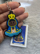CHAVEIRO EMBORRACHADO INFANTIL N.SRA. APARECIDA COM ORAÇÃO