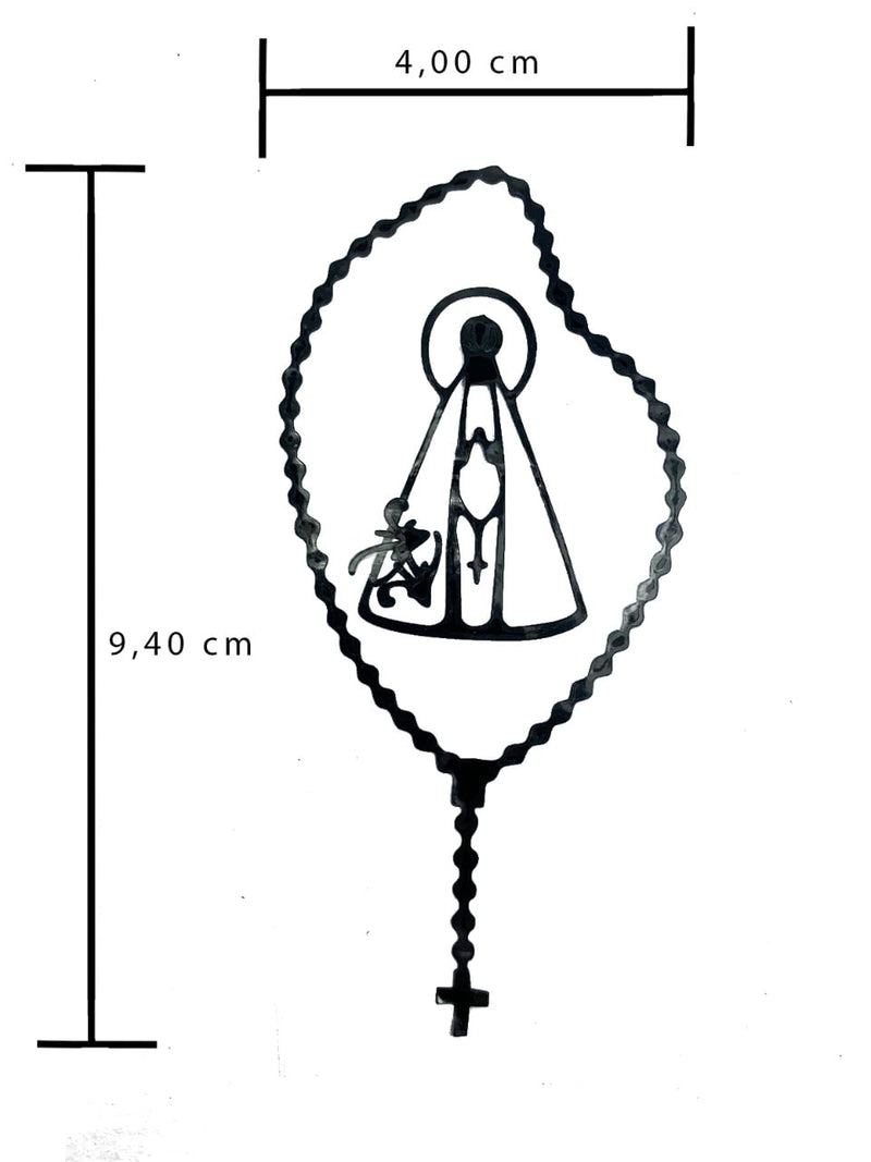 ADESIVO NOSSA SENHORA APARECIDA PEQUENO 9,4 X 4CM