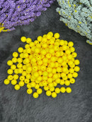 Bolinha leitosa passante 08MM em plástico