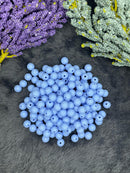 Bolinha leitosa passante 08MM em plástico