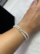 Pulseira Pérola Nossa Senhora (Terço de Pulso)