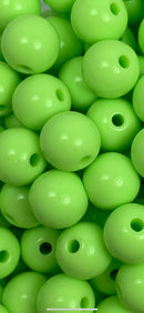 BOLA LEITOSA PASSANTE 08MM EM PLÁSTICO COM 50GR (mais ou menos 180 bolinhas)