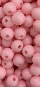 BOLA LEITOSA PASSANTE 08MM EM PLÁSTICO COM 50GR (mais ou menos 180 bolinhas)